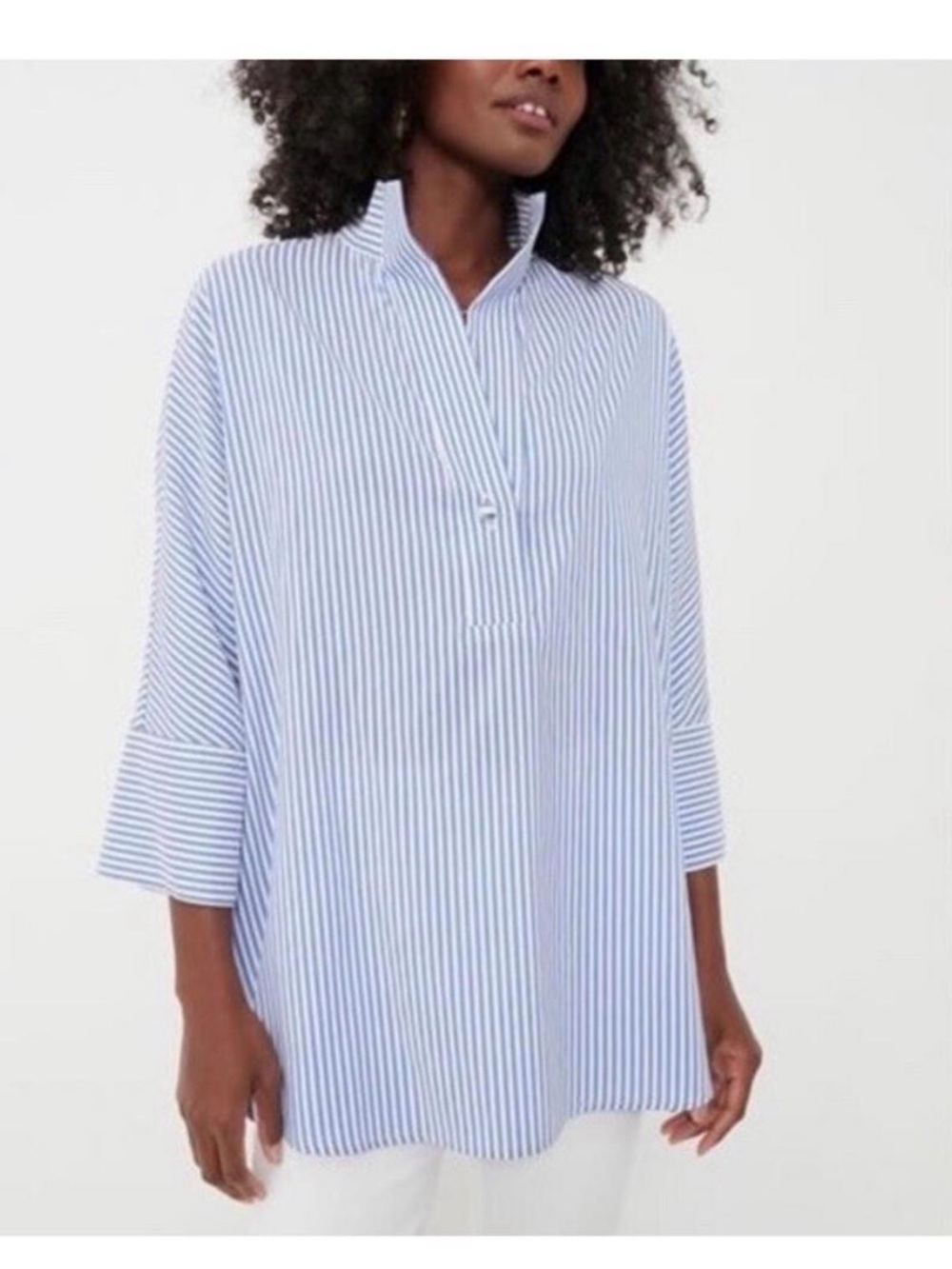 Tuckernuck Blue Stripe Tunic Top